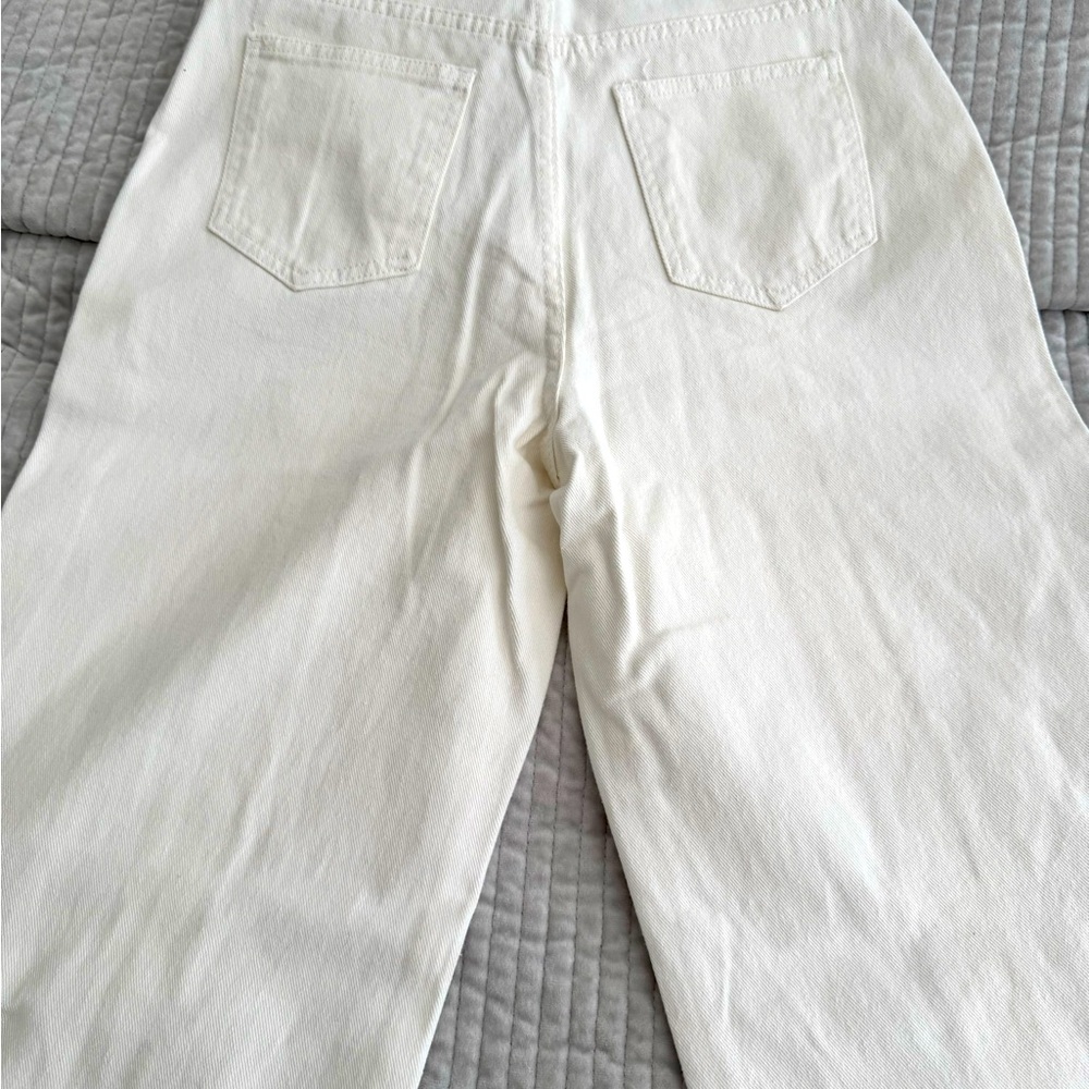 SHEIN White Wide Leg Pants